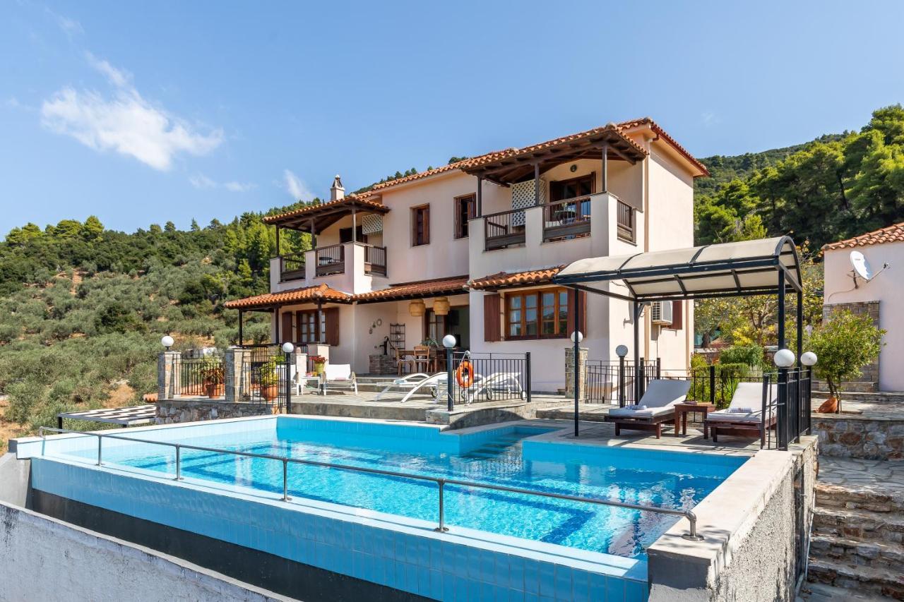 Villa Peparethos Stafylos Bagian luar foto