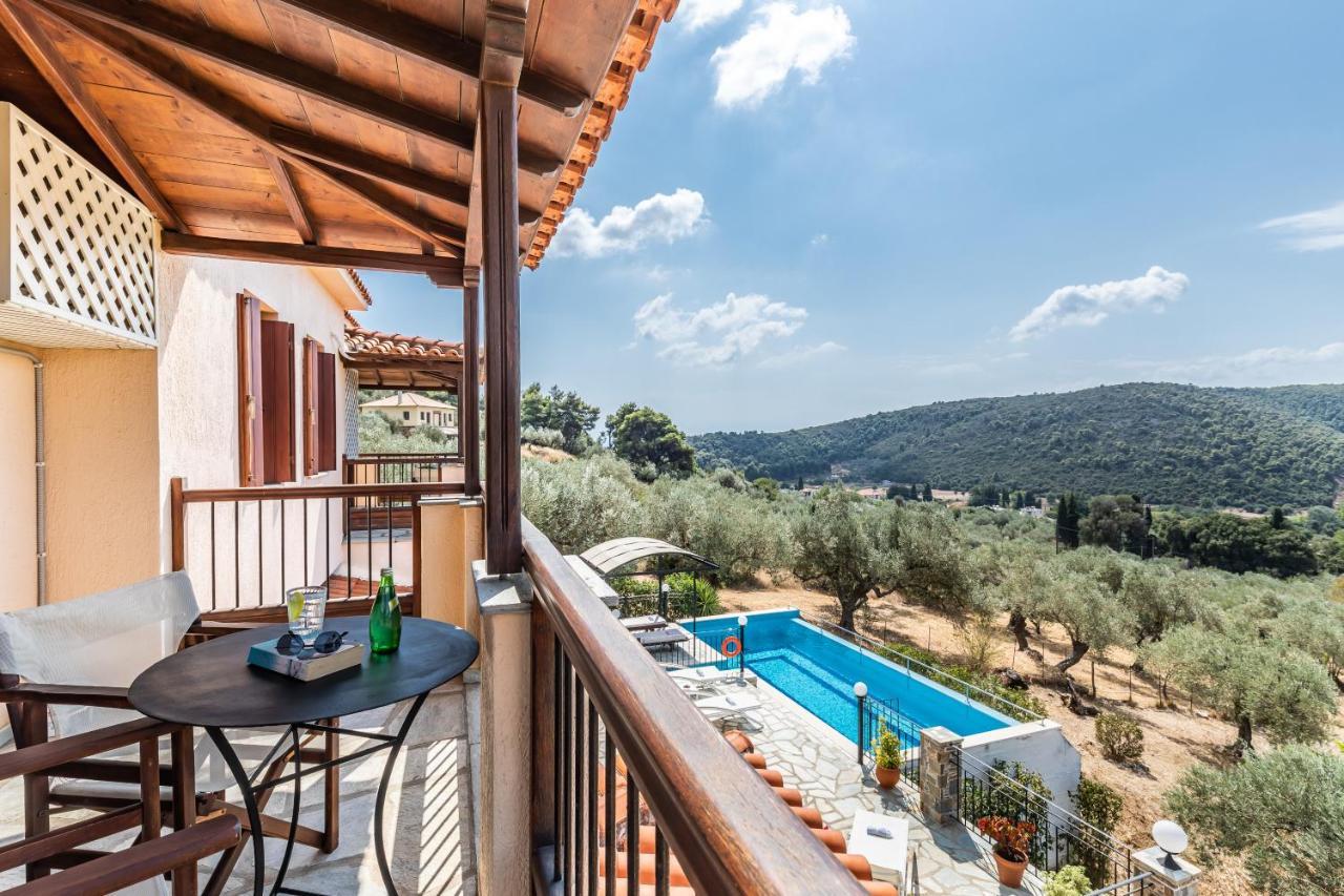 Villa Peparethos Stafylos Bagian luar foto
