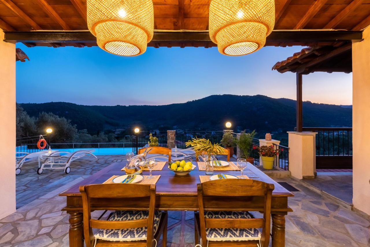 Villa Peparethos Stafylos Bagian luar foto