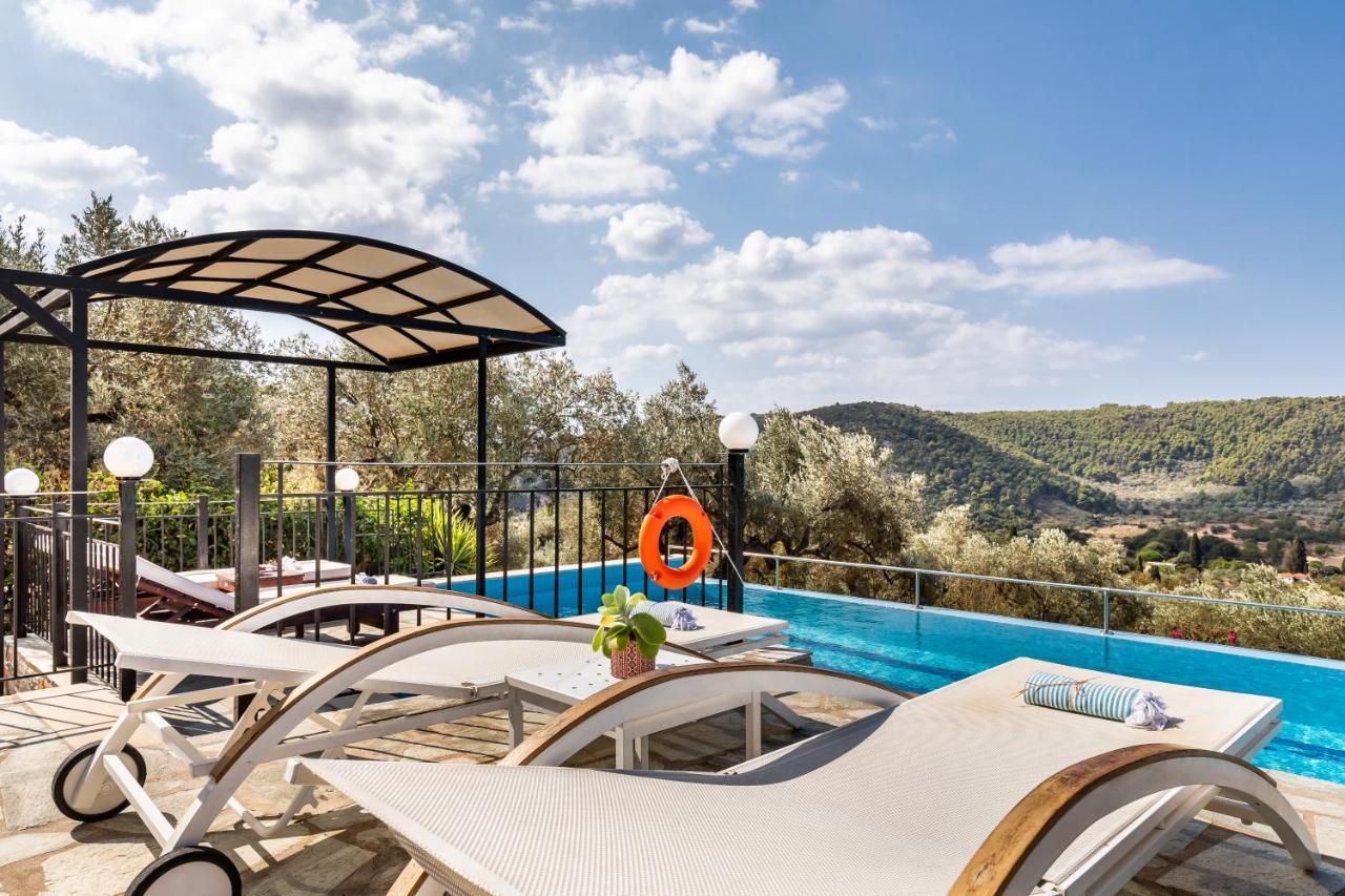Villa Peparethos Stafylos Bagian luar foto