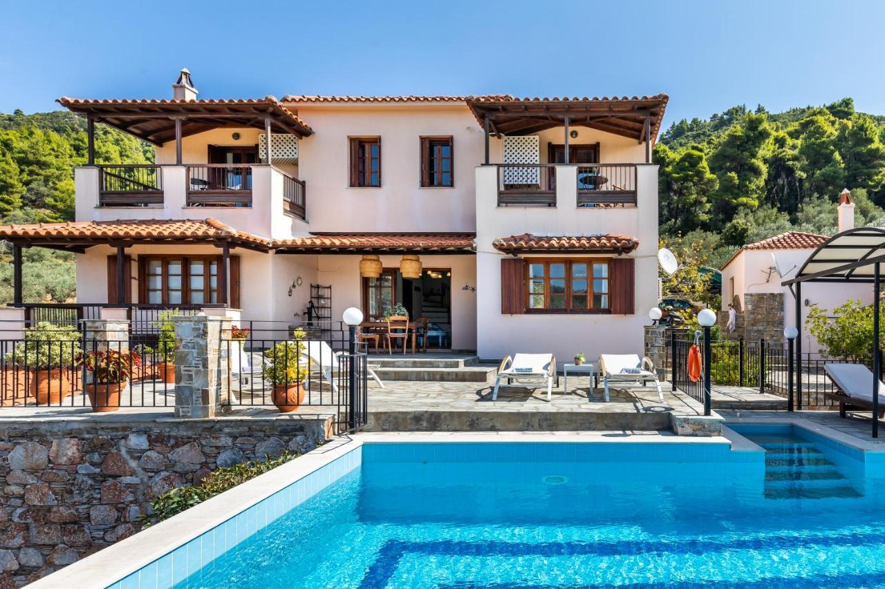 Villa Peparethos Stafylos Bagian luar foto