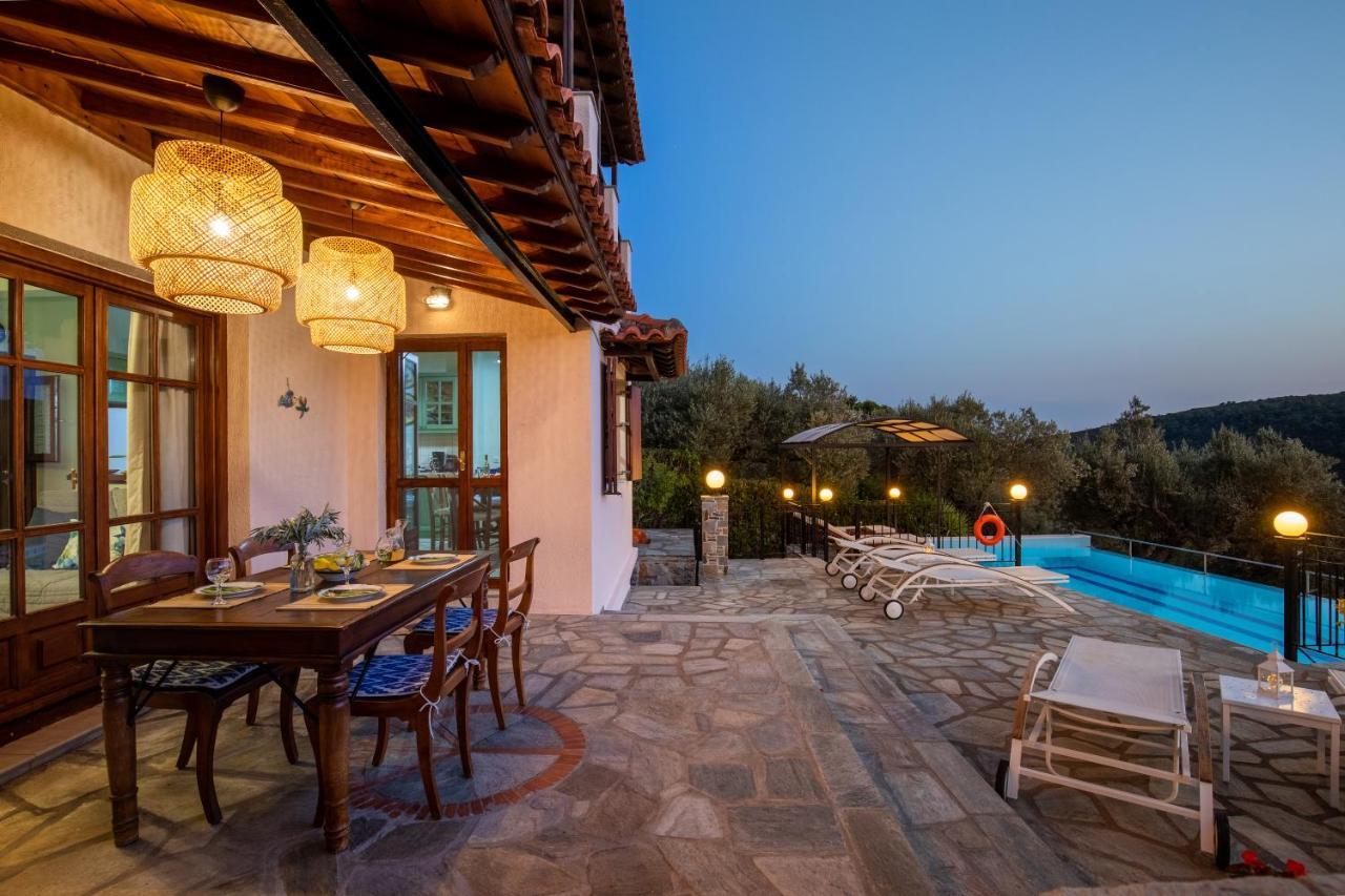 Villa Peparethos Stafylos Bagian luar foto