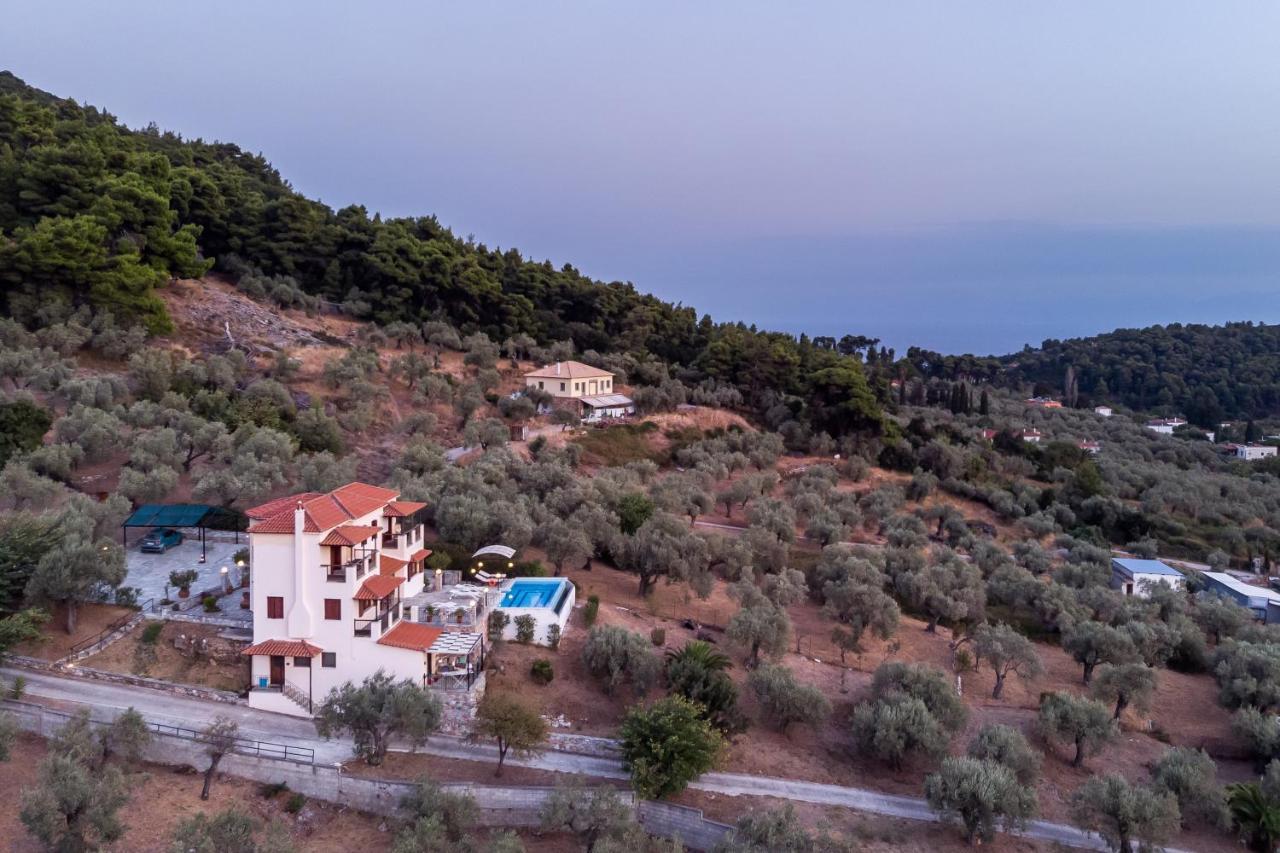 Villa Peparethos Stafylos Bagian luar foto