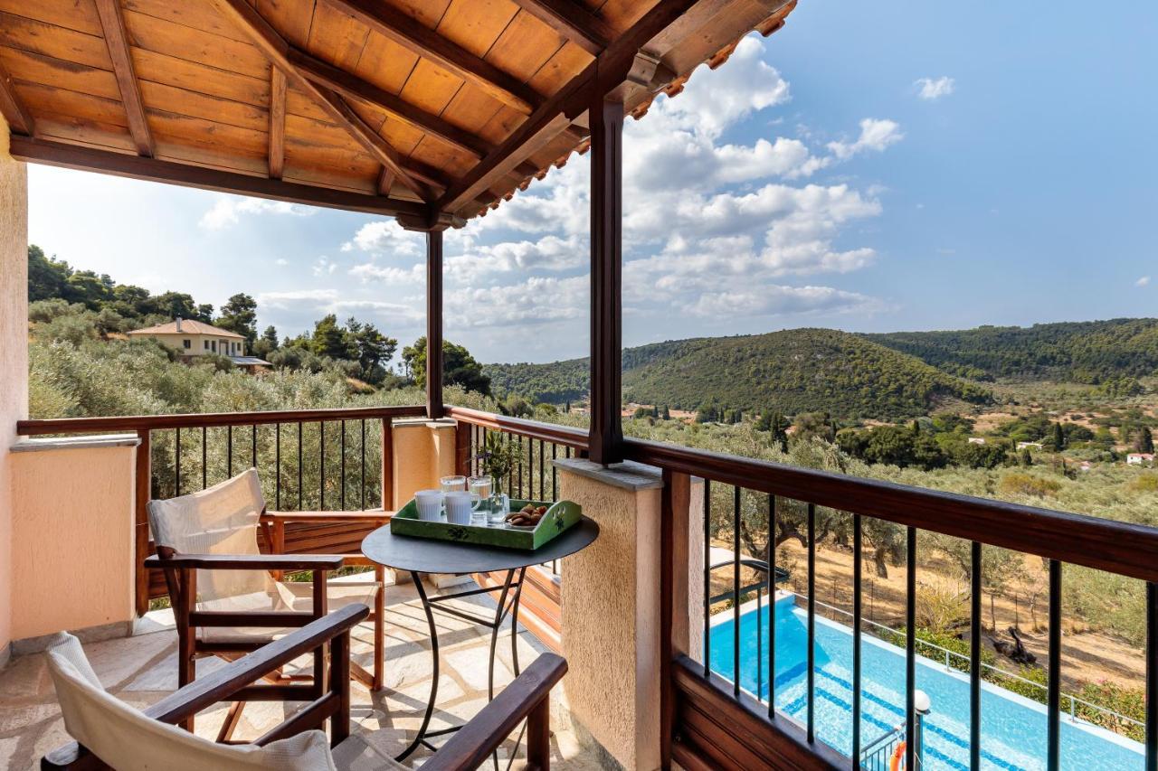 Villa Peparethos Stafylos Bagian luar foto