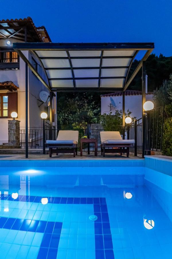 Villa Peparethos Stafylos Bagian luar foto