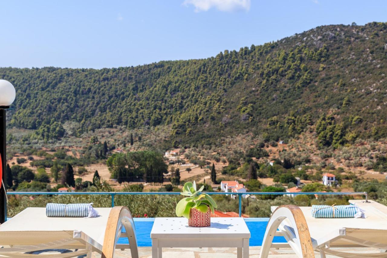 Villa Peparethos Stafylos Bagian luar foto