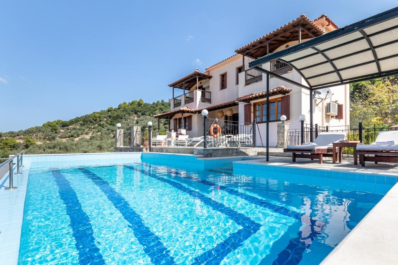 Villa Peparethos Stafylos Bagian luar foto
